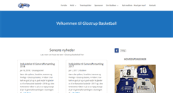 Desktop Screenshot of glostrupbasket.dk