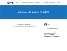 Tablet Screenshot of glostrupbasket.dk